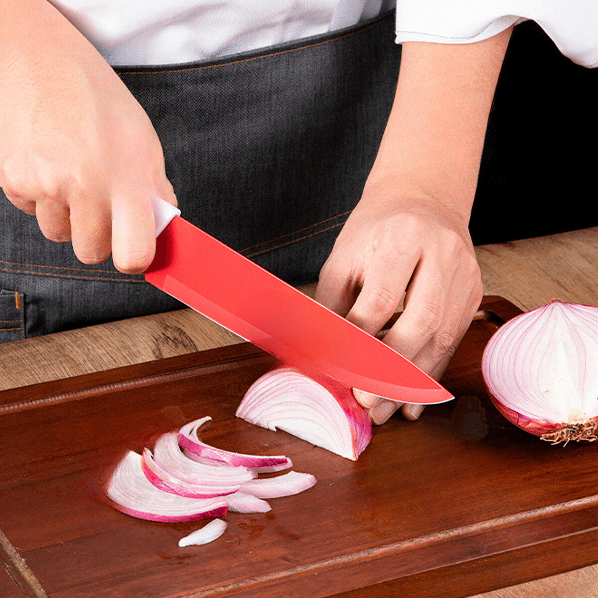 Kit De Facas De Cozinha Premium Colors 8 Peças Ralador