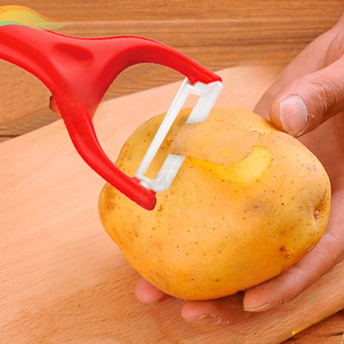 Kit De Facas De Cozinha Premium Colors 8 Peças Ralador