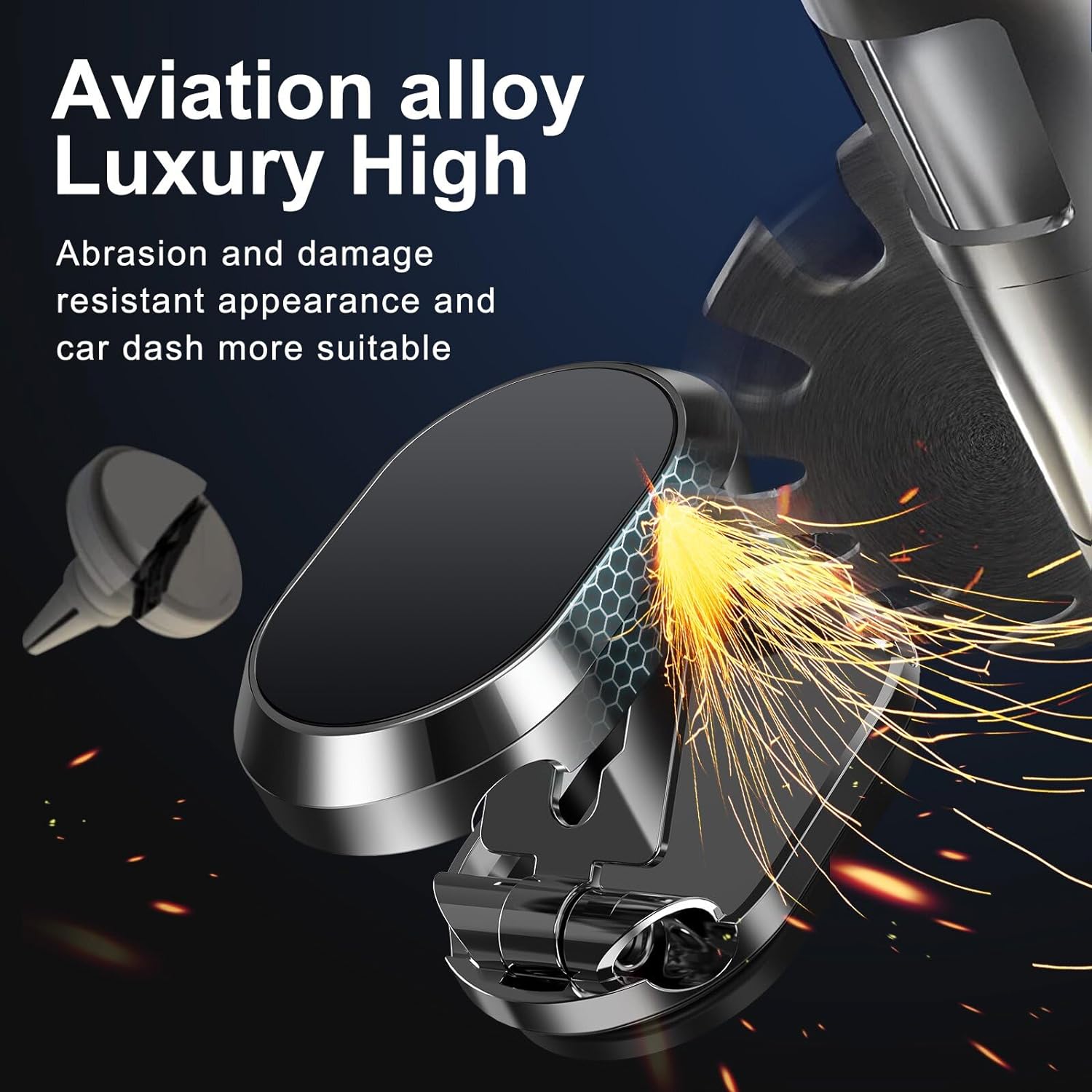 Suporte Magnético Dobrável De 360° Para Celular Para Carro