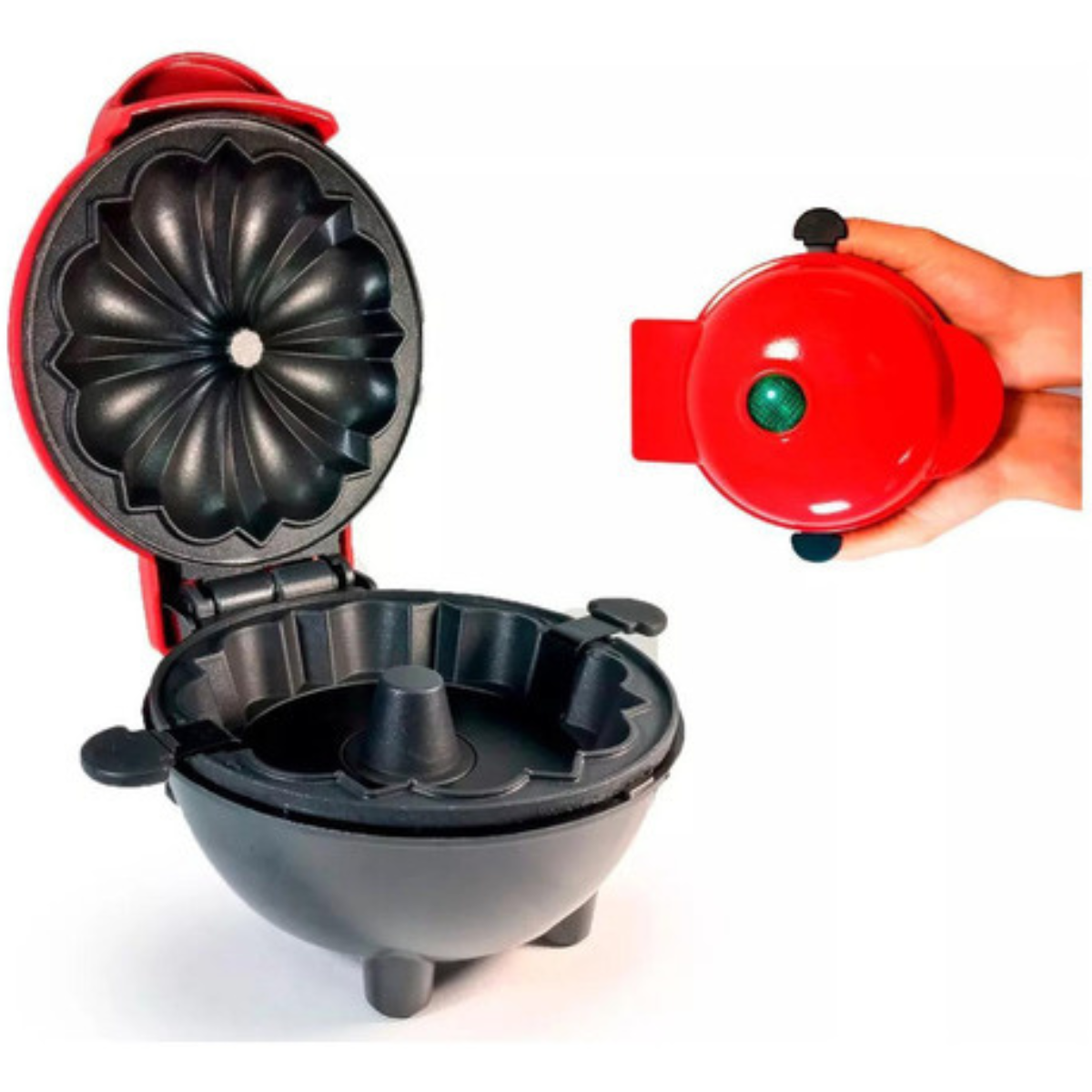 Máquina De Fazer Bolos Antiaderente Compacta Mini Bolo Cake Elétrica